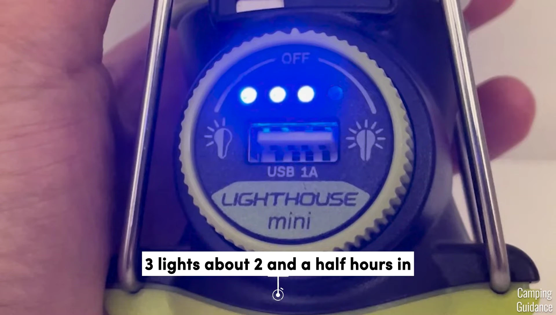 Battery level indicator during charging