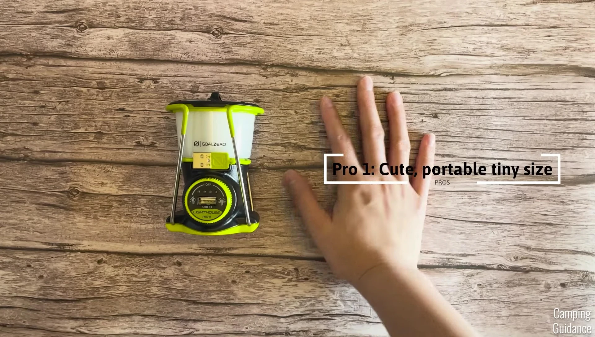 Size comparison with a hand