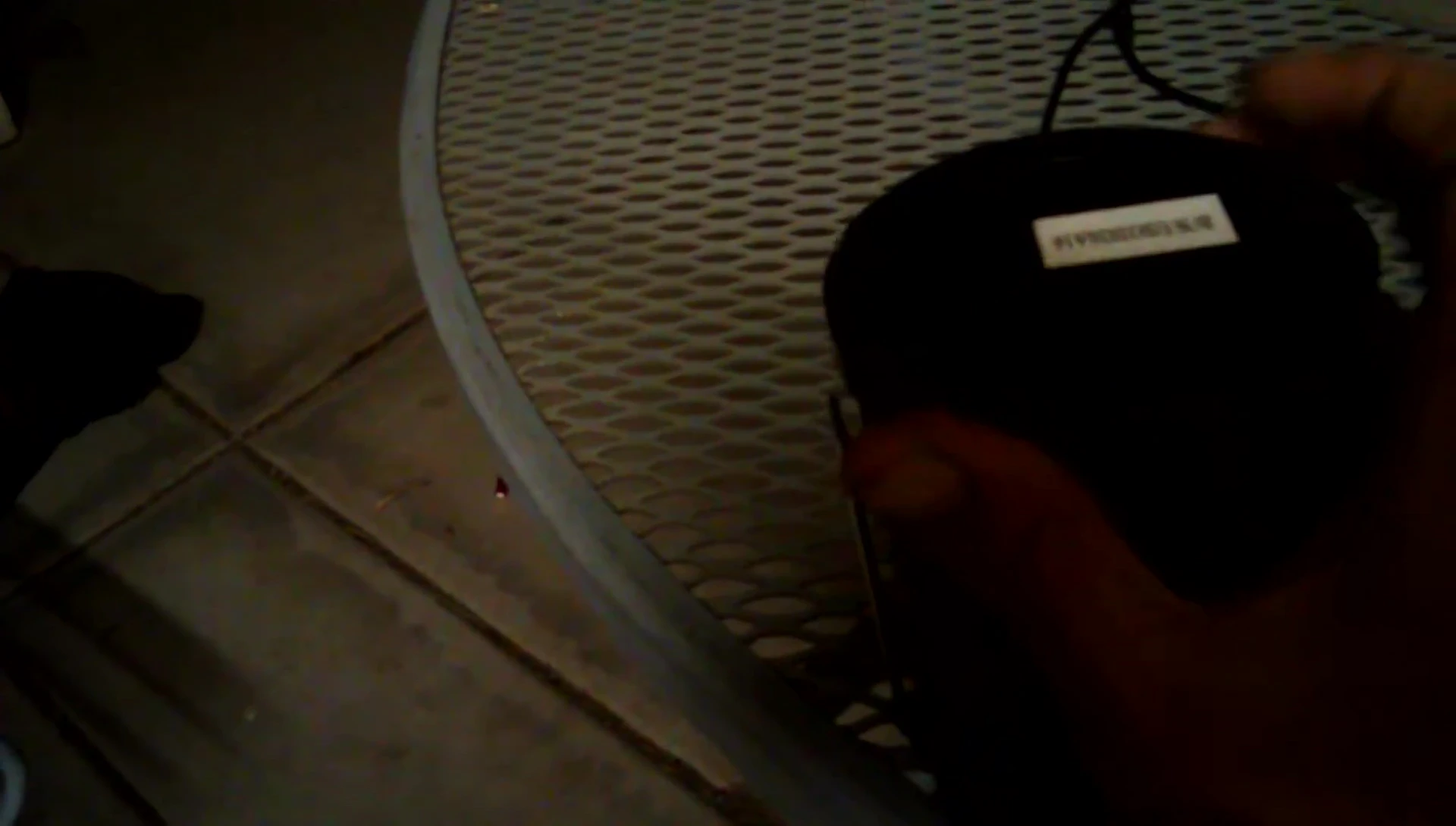 The reviewer emphasizes the need to keep the lantern dry