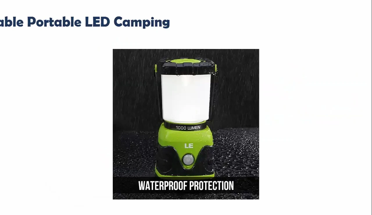 The 1000 Lumen lantern shown