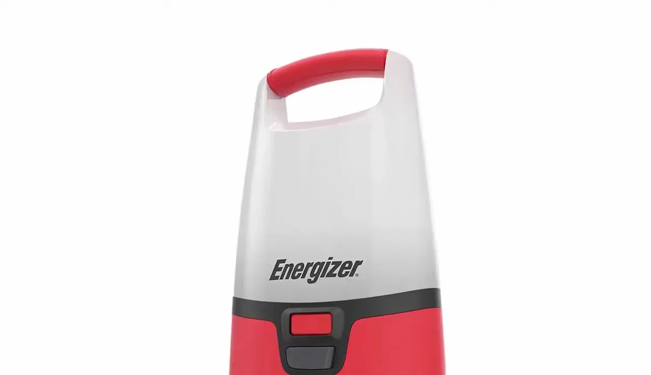 Energizer lantern showing its robust build