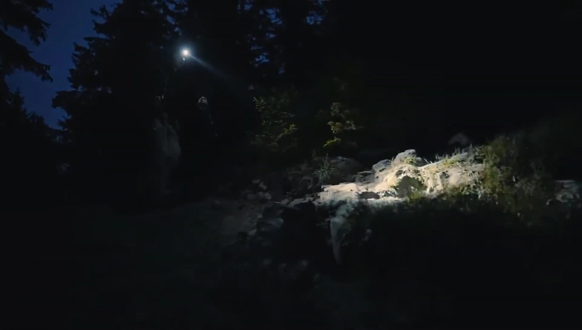 The Lead Lenser ML6 lantern being used in a camping setting