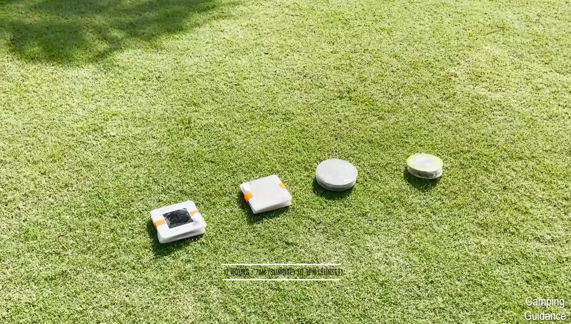 Solar charging performance results.