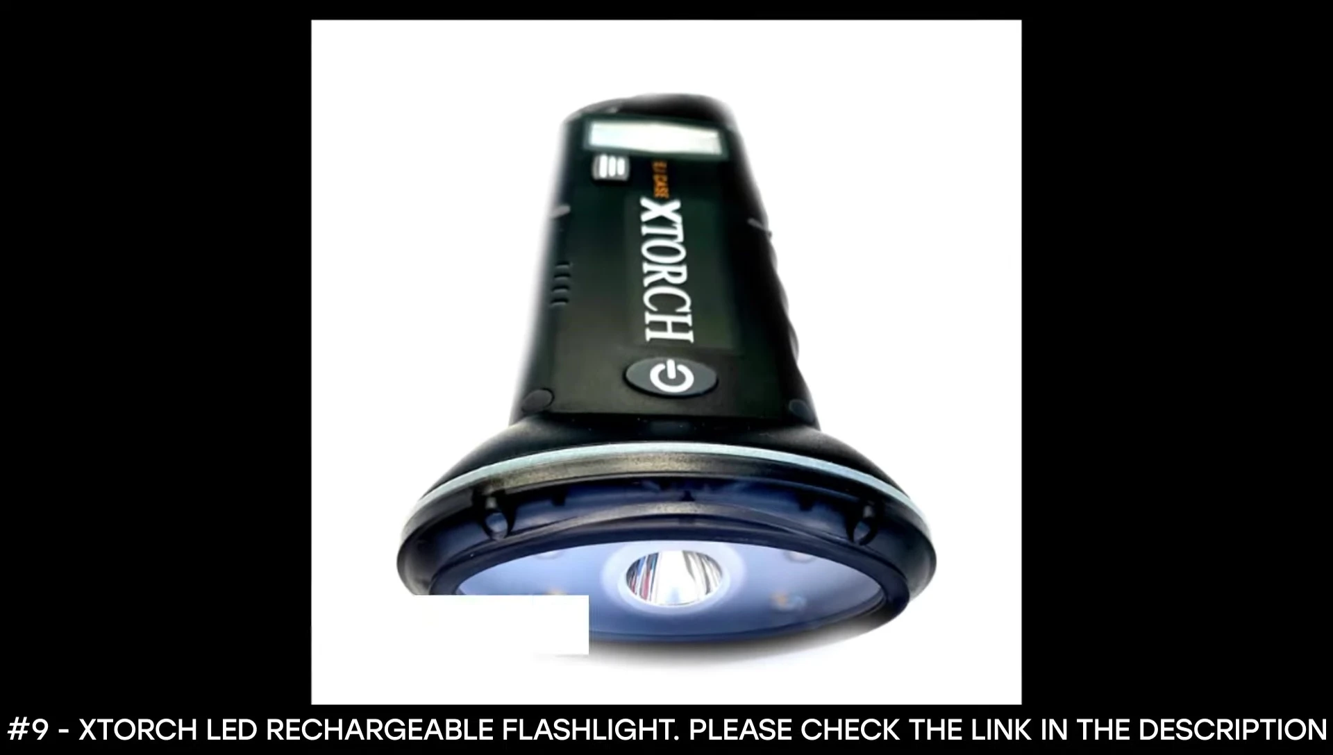 X-Torch displaying solar panel and different modes