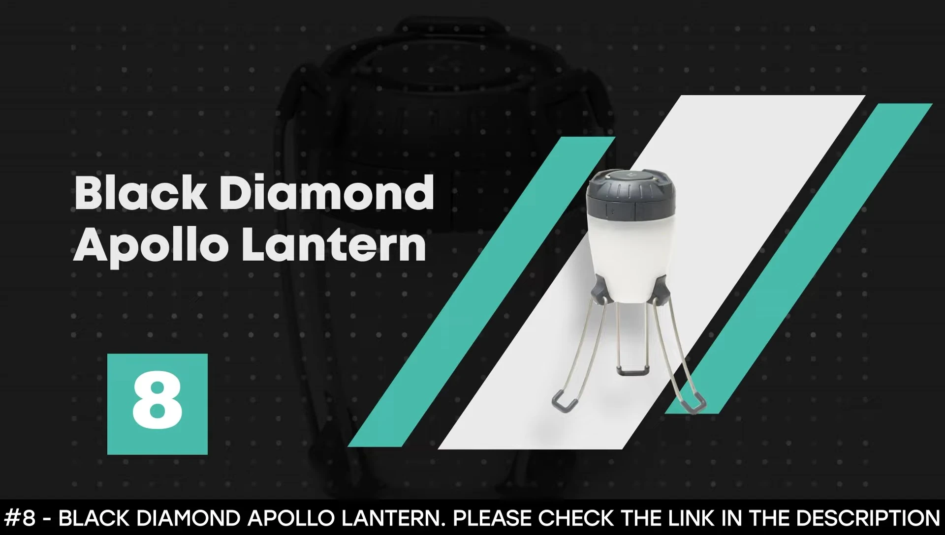 Black Diamond Apollo Lantern showcasing its design