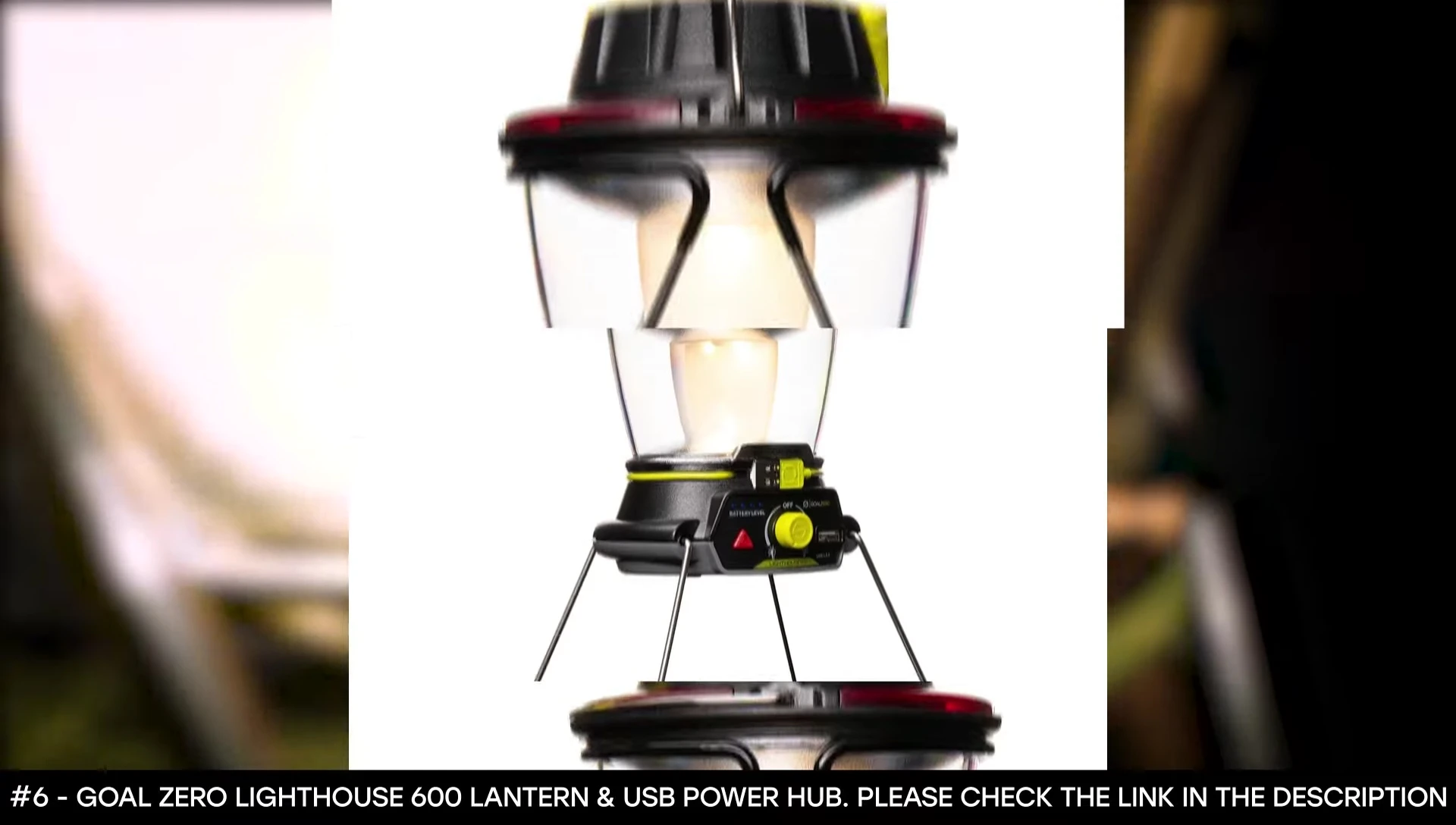 Goal Zero Lighthouse 600 Lantern highlighting portability