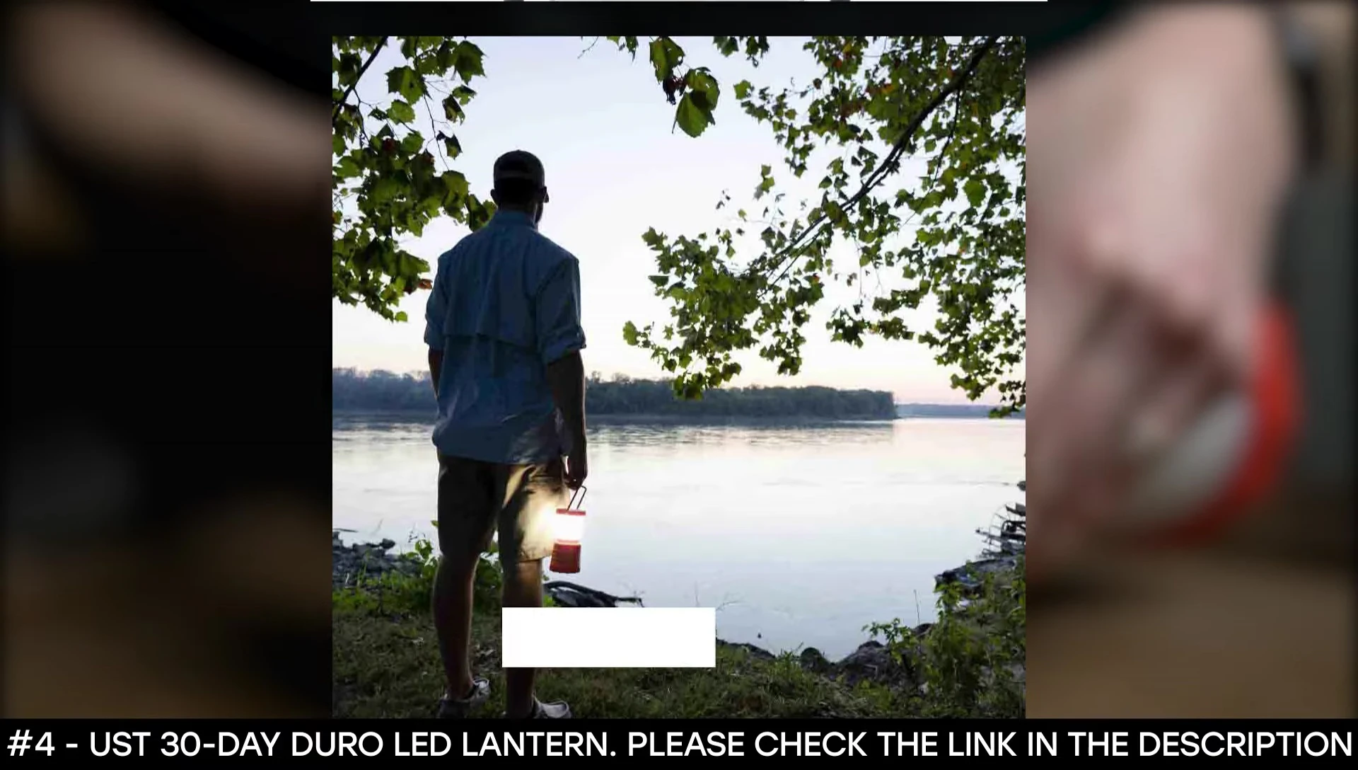 UST 30-Day Duro LED Lantern demonstrating its ruggedness