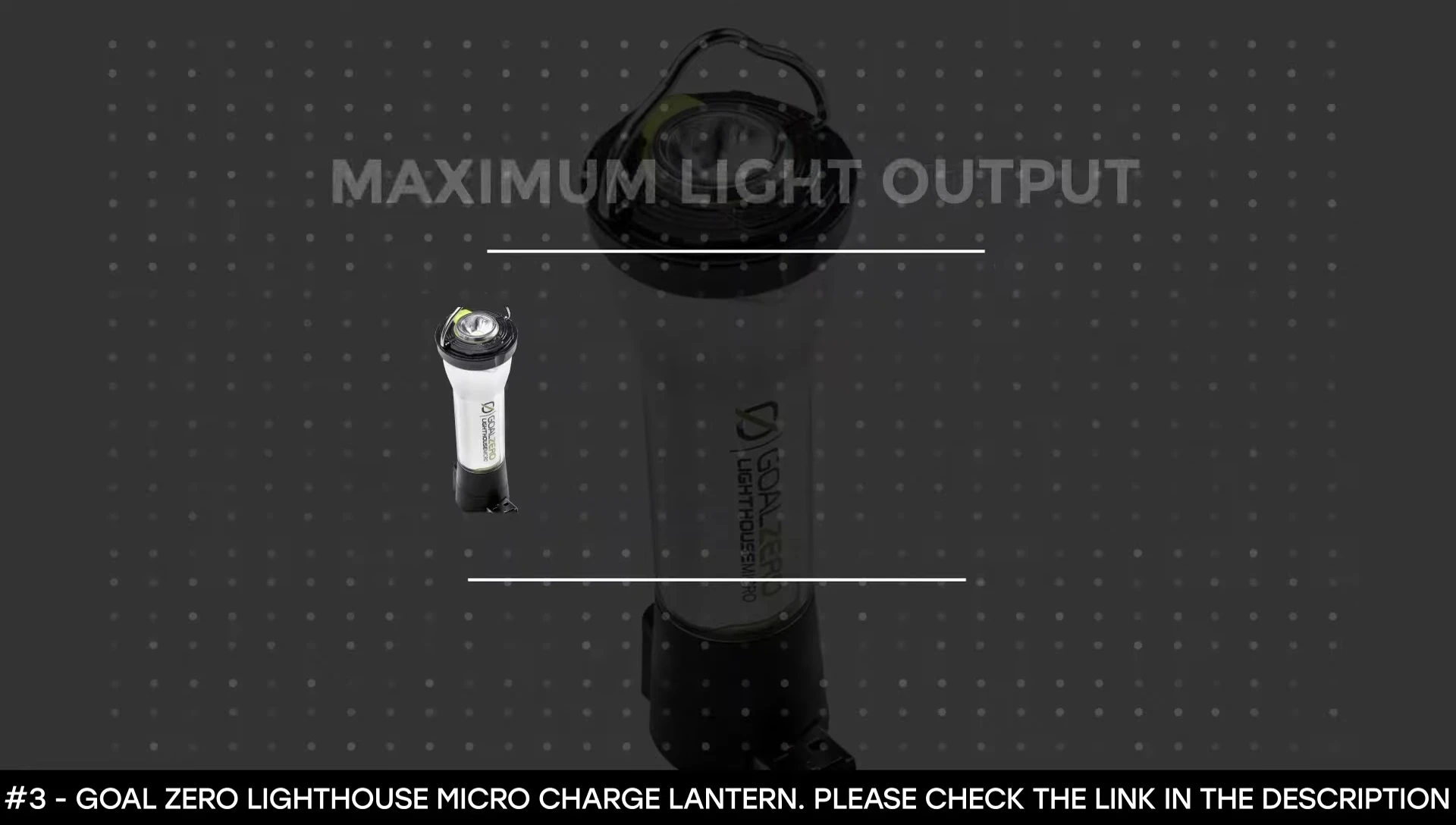 Goal Zero Lighthouse Micro Charge Lantern showcasing its 3-in-1 functionality
