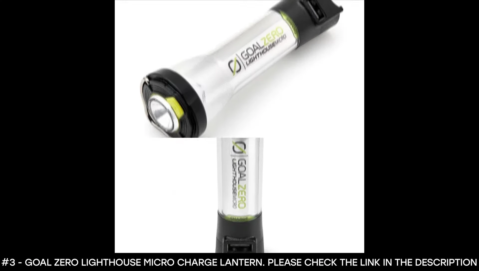 Goal Zero Lighthouse Micro Charge Lantern demonstrating its light output