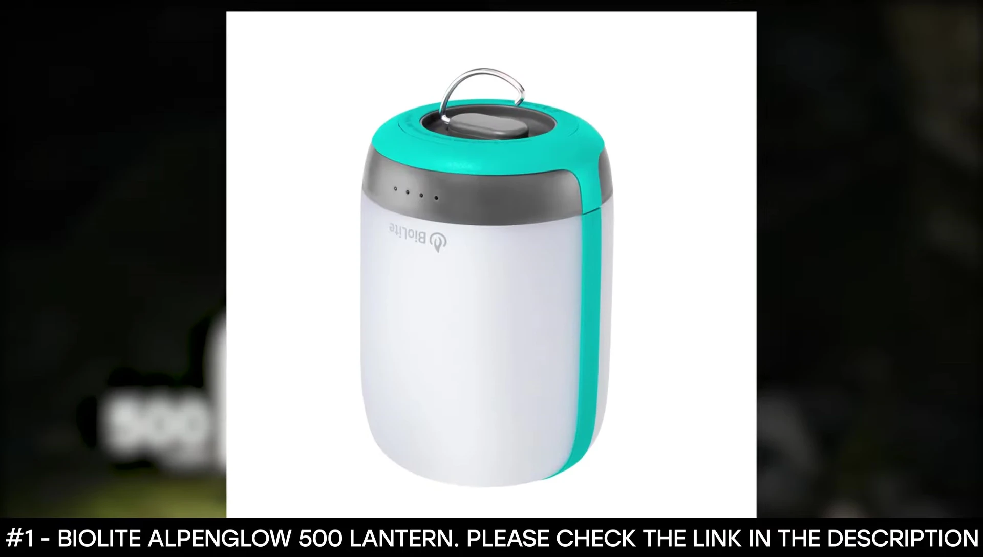 Biolite Alpine Glow 500 Lantern demonstrating its light modes