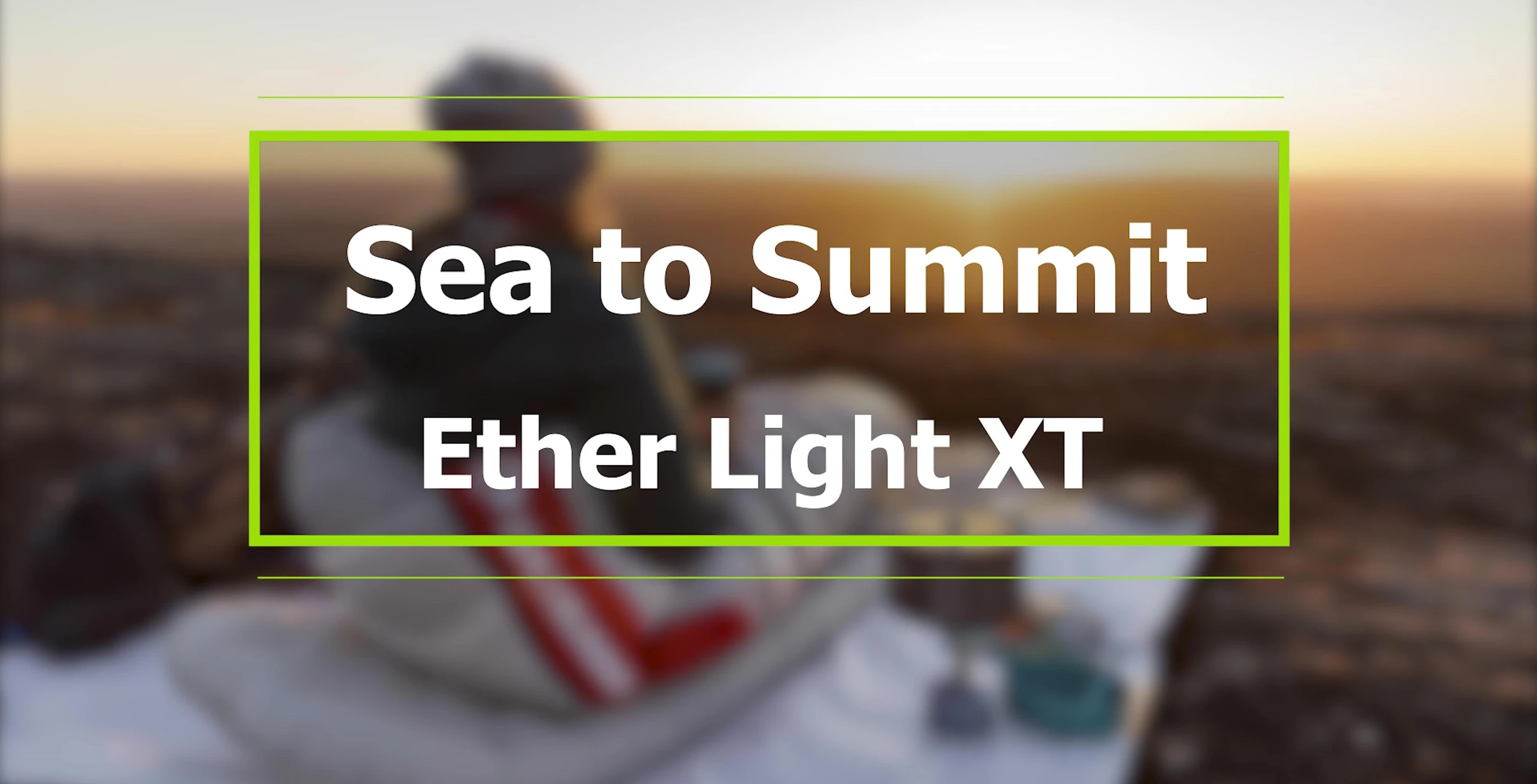 Sea to Summit Ether Light XT Air Sleeping Pad