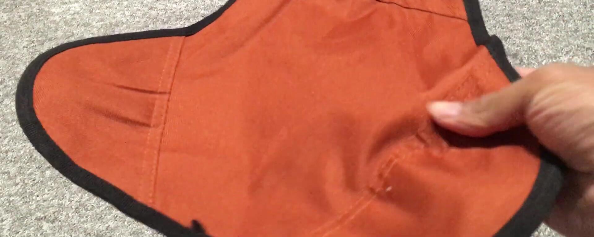 Close-up of the thick and comfortable seat material