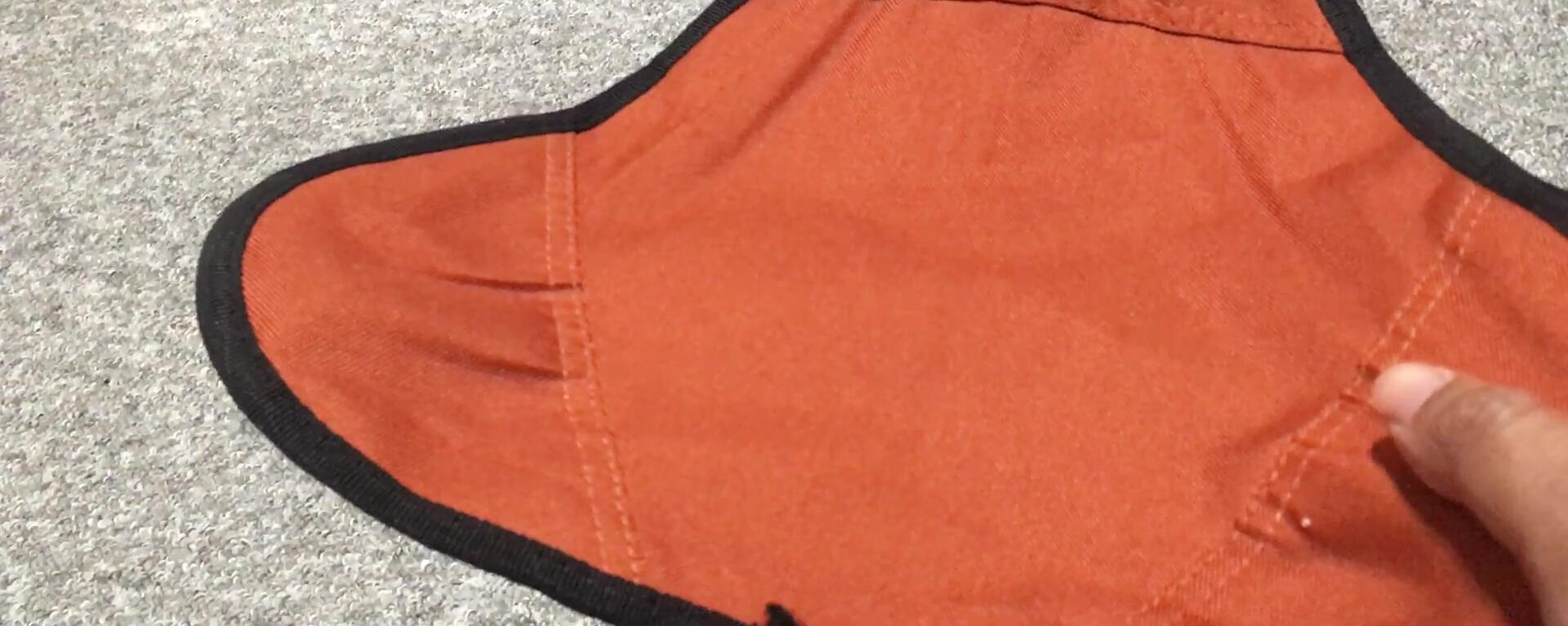 Close up of the stitching and overall construction quality