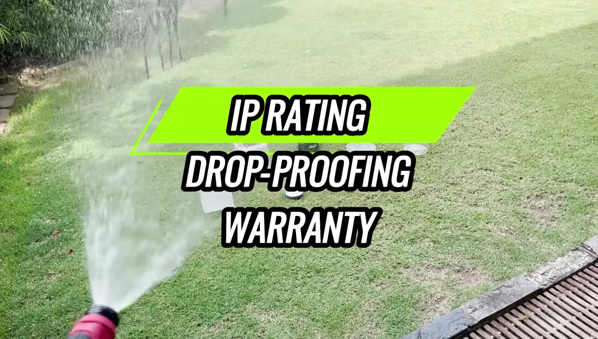 Table showing IP ratings for lanterns