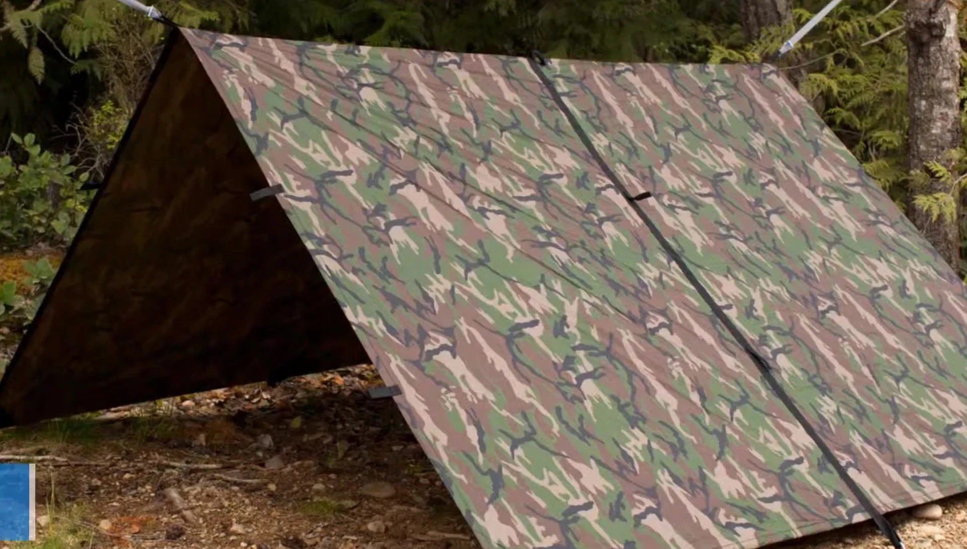 Aqua Quest Safari Tarp on display, highlighting its features.