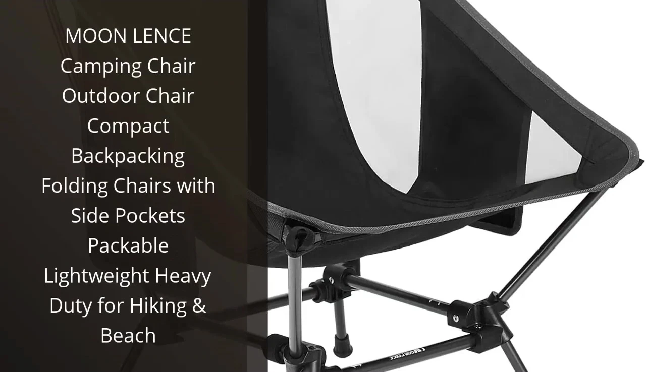 The Moon Lens camping chair displayed