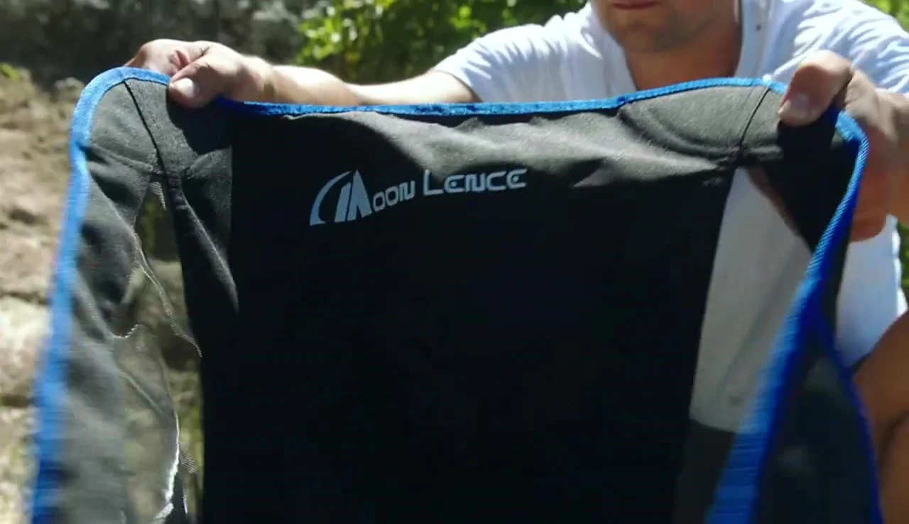 The two-pack of portable folding chairs