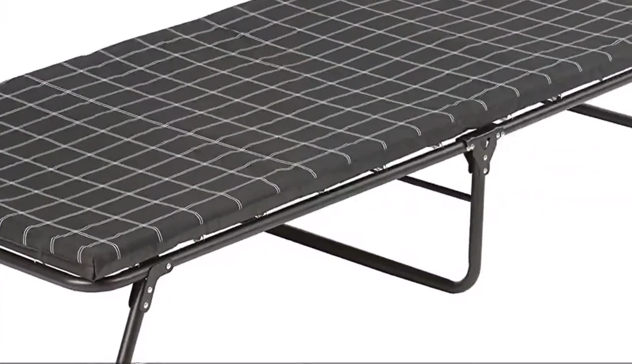 Close-up of the Coleman ComfortSmart Cot's features