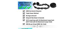 Gold Armour Camping Hammock: XL Double Parachute Hammock Review