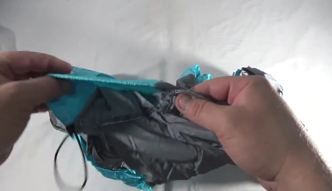 Close-up of the hammock bag which is part of the hammock