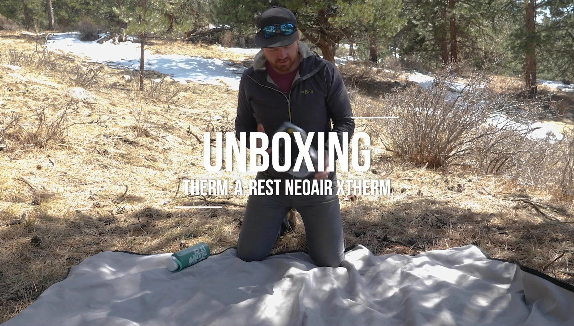 Unboxing the Thermarest NeoAir Xtherm sleeping pad.