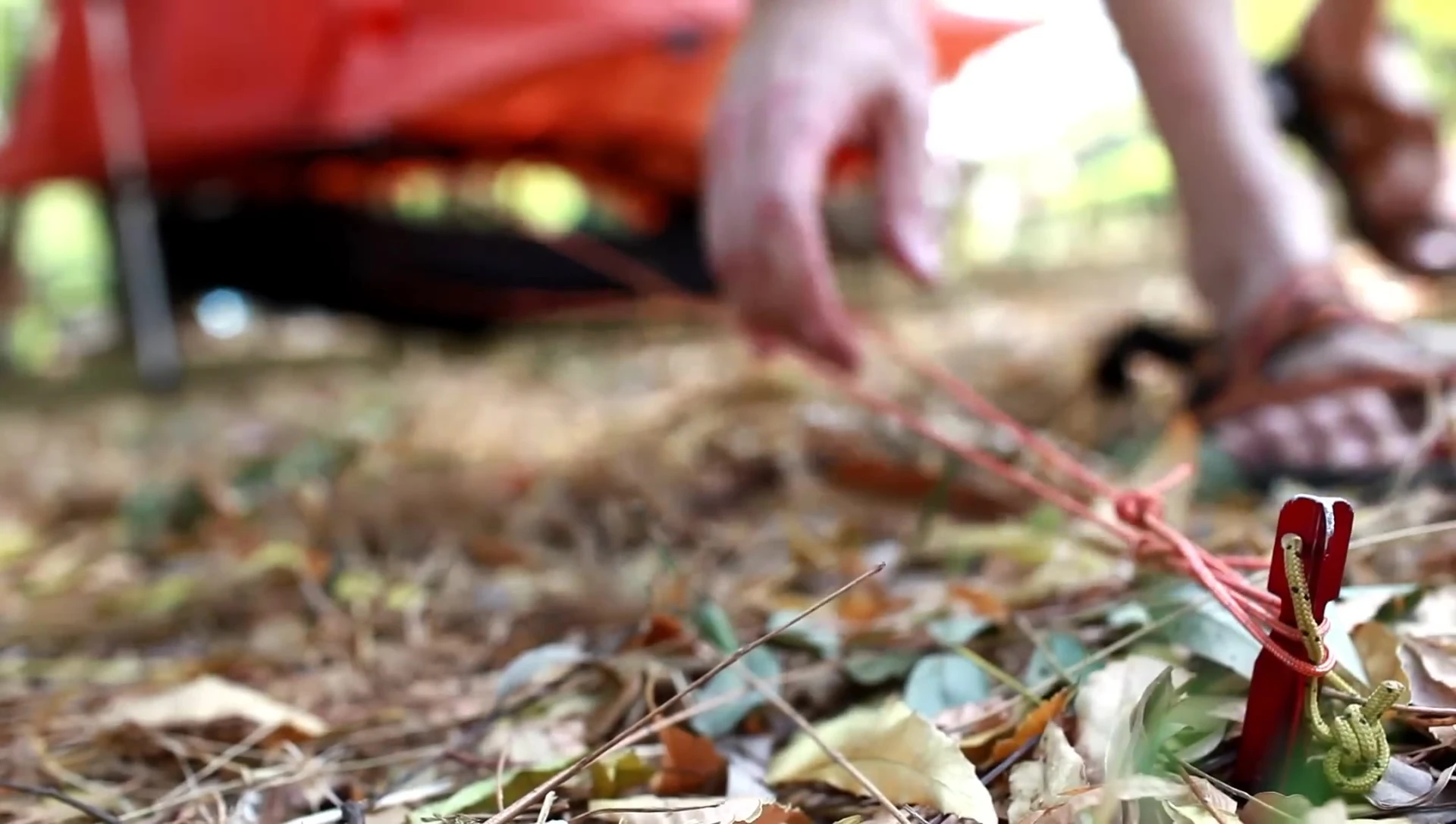 Using the tensioner to adjust the tension