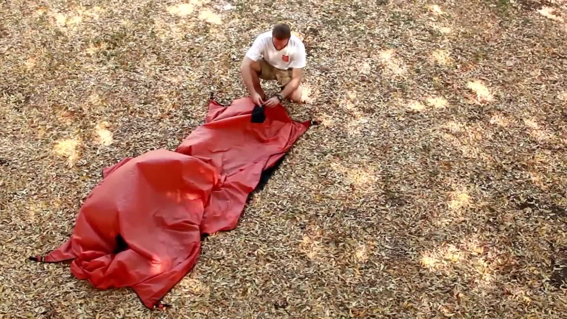 Attaching the first Skyhook line lock