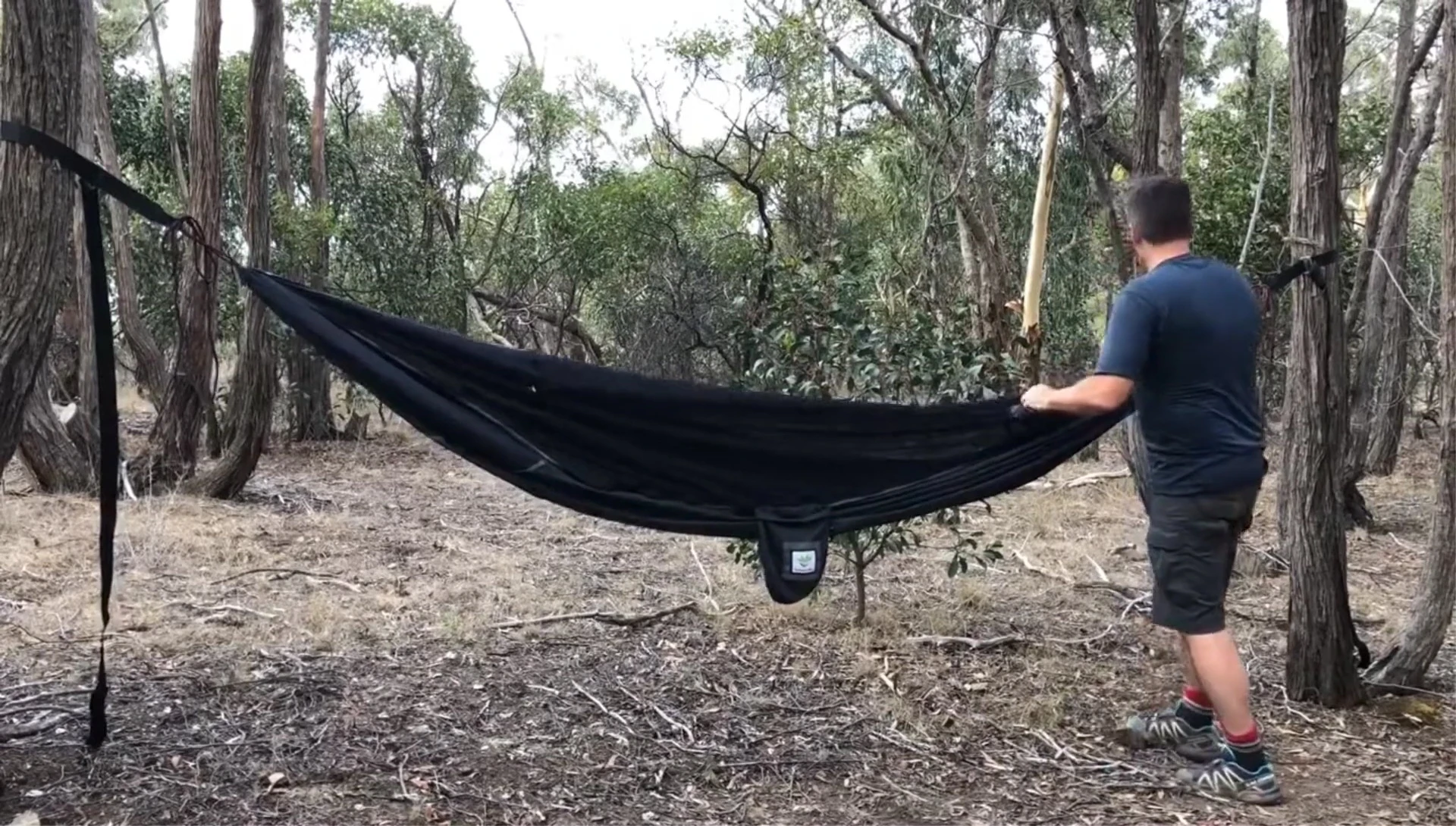 Hammock Bliss No-See-Um No More Mosquito Net packed away