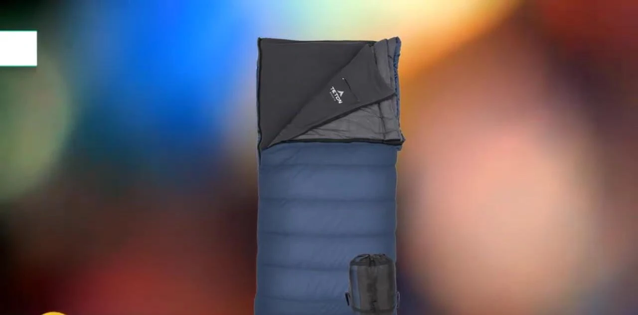 The Teton Sports Palara 3-in-1 sleeping bag shown