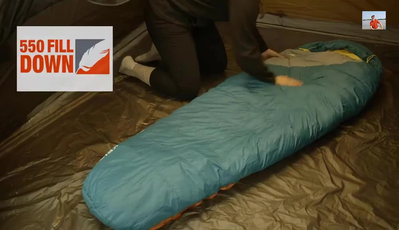 Image showing the bag's lightweight and compact design.
