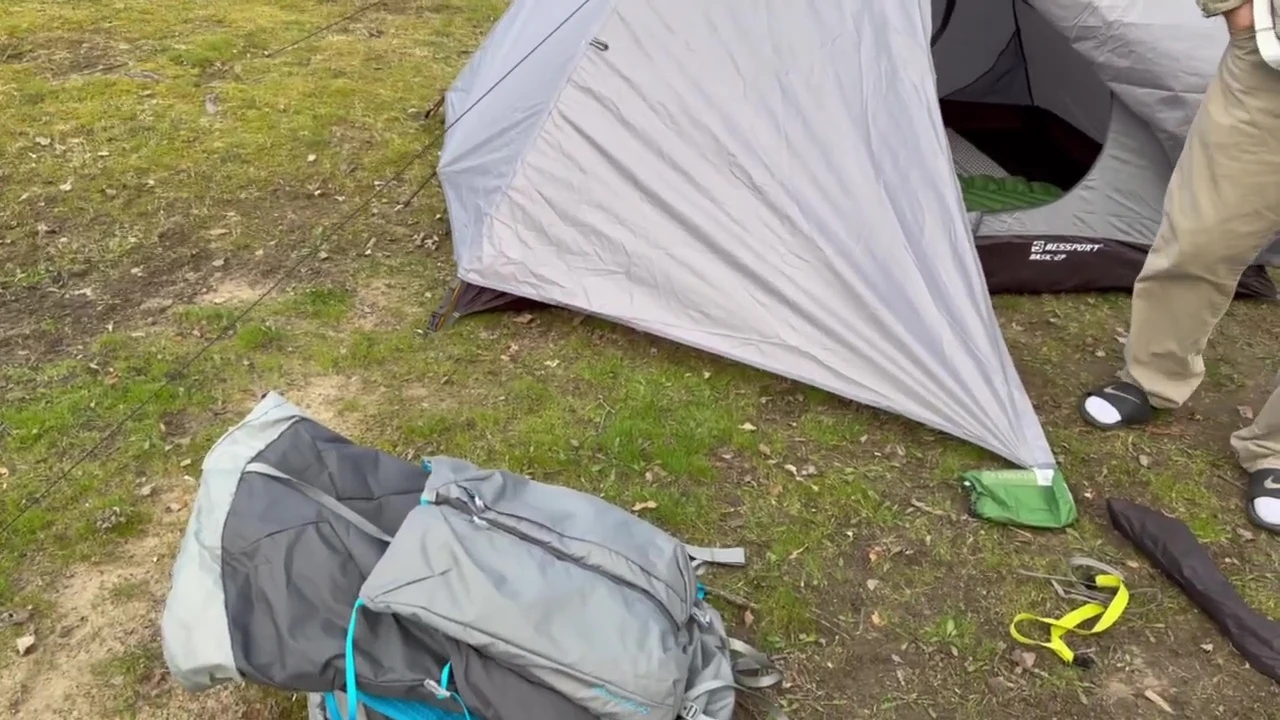 The North Face 50-liter backpack