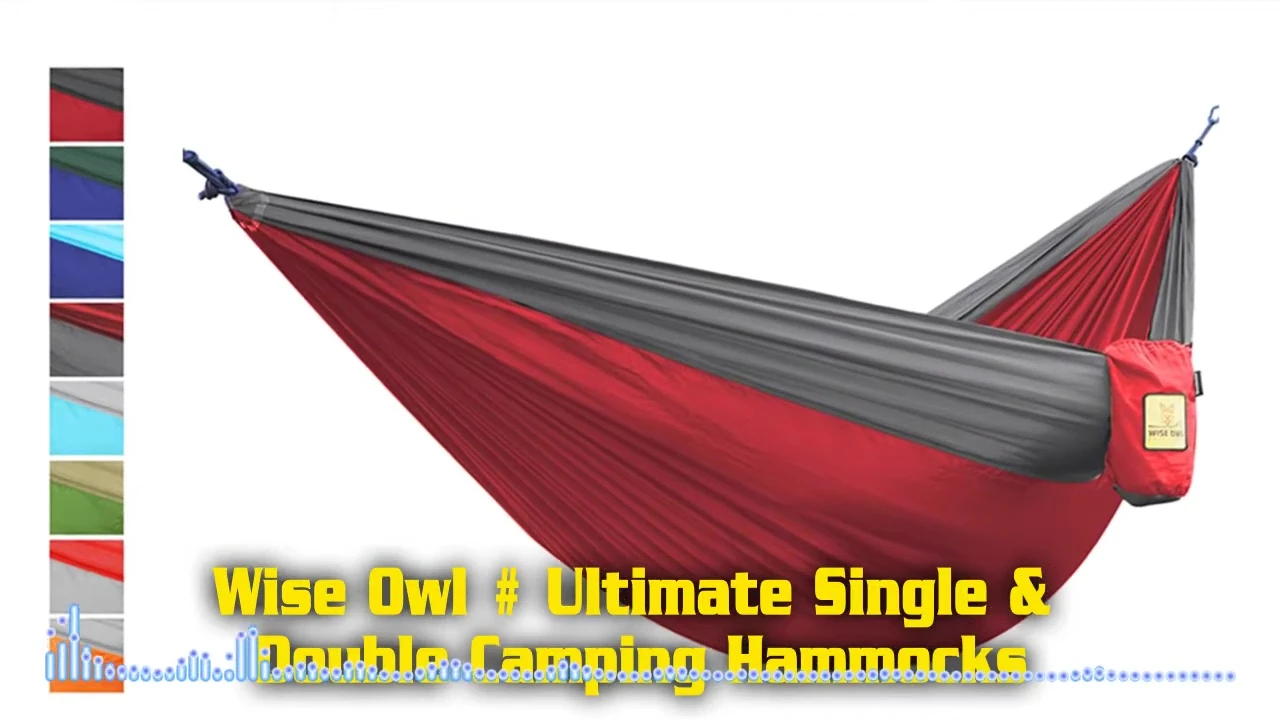 White Owl Camping Hammock showcased