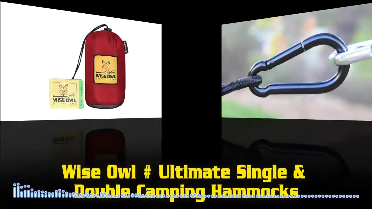 Image highlighting the hammock's size and comfort