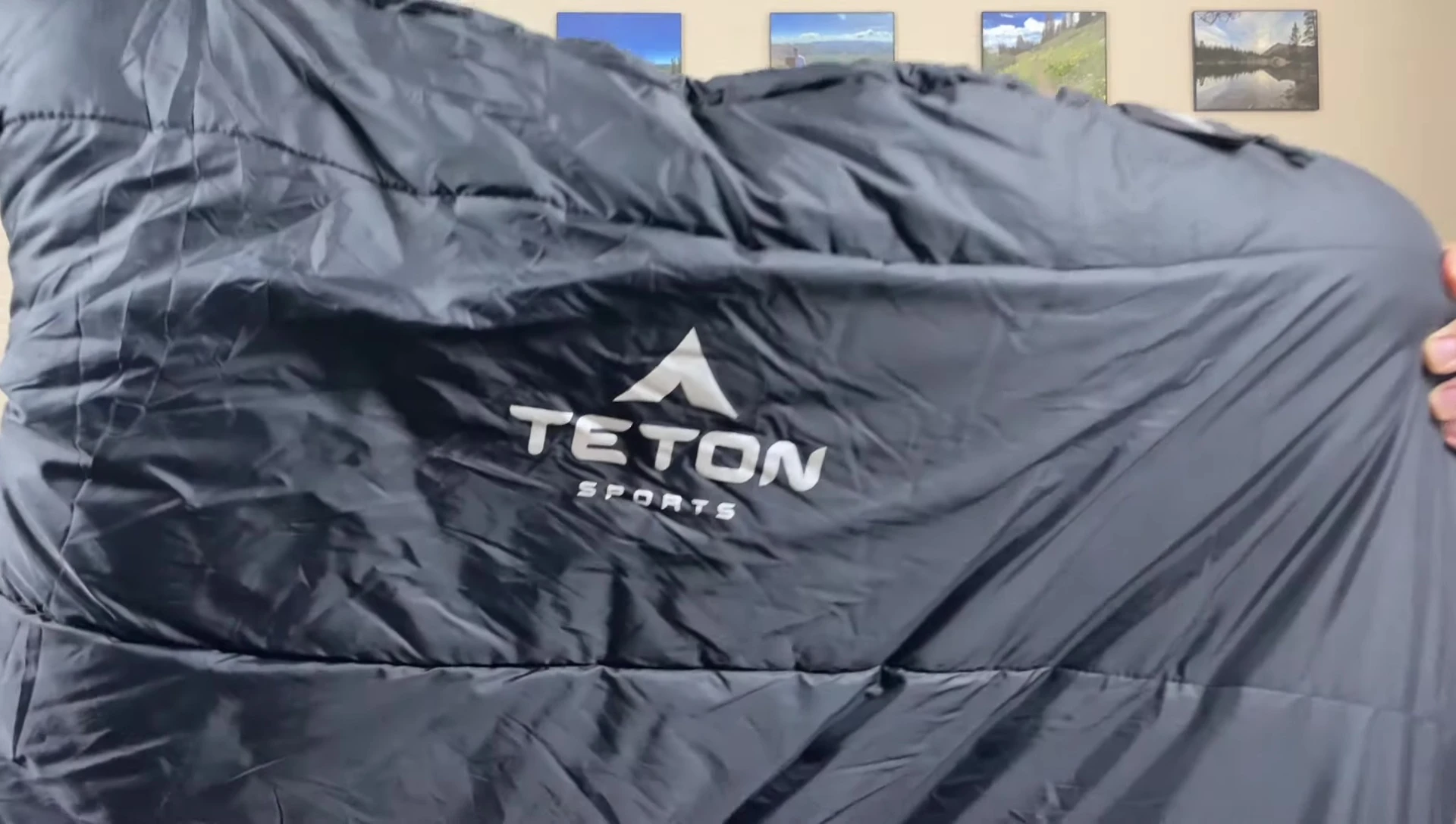 Image showing the Teton Sports Leaf sleeping bag.