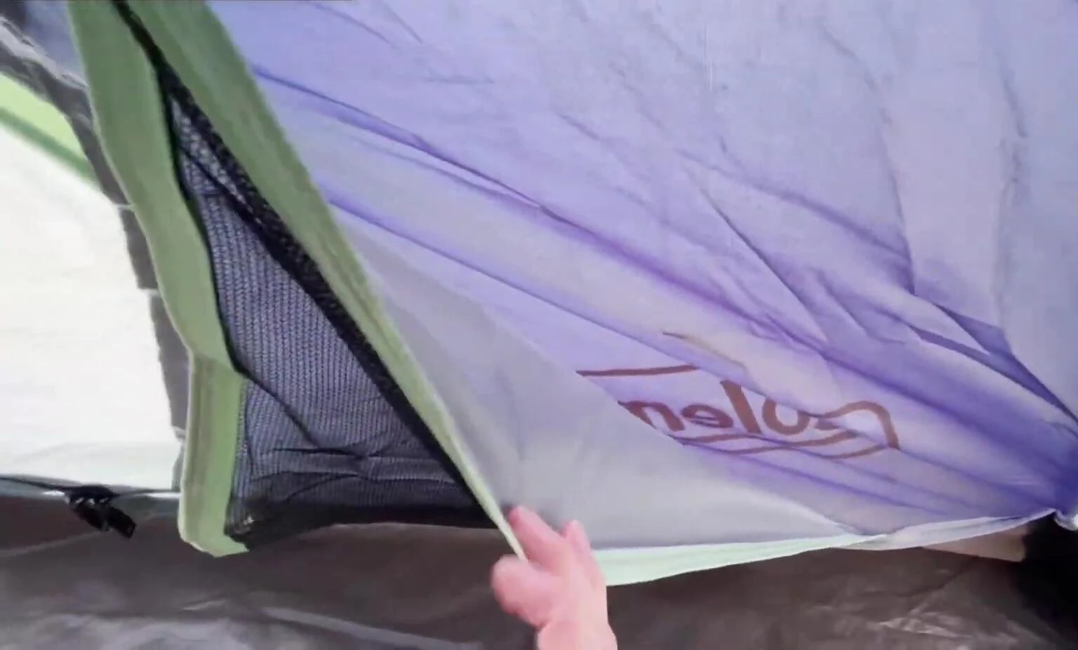 Storage pockets of Coleman Skydome tent