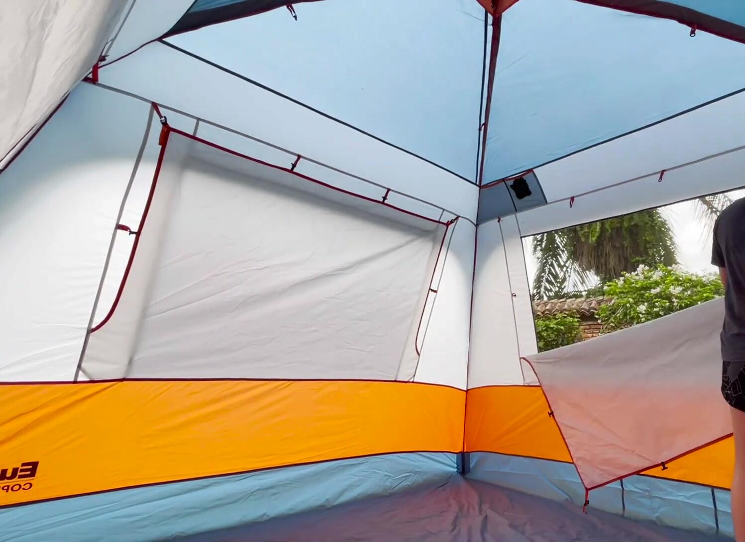 Windows of the Eureka Copper Canyon LX6 tent