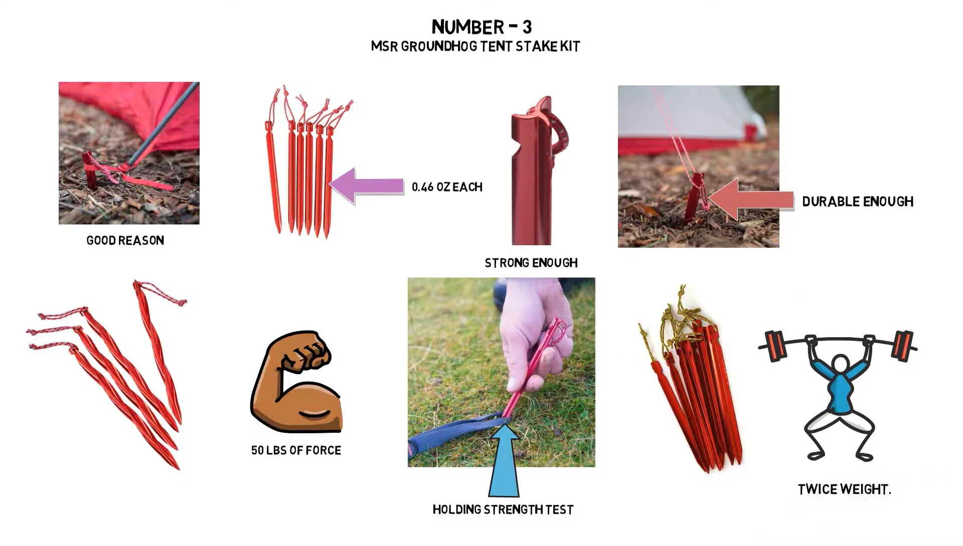 The Fanbxf tent pegs