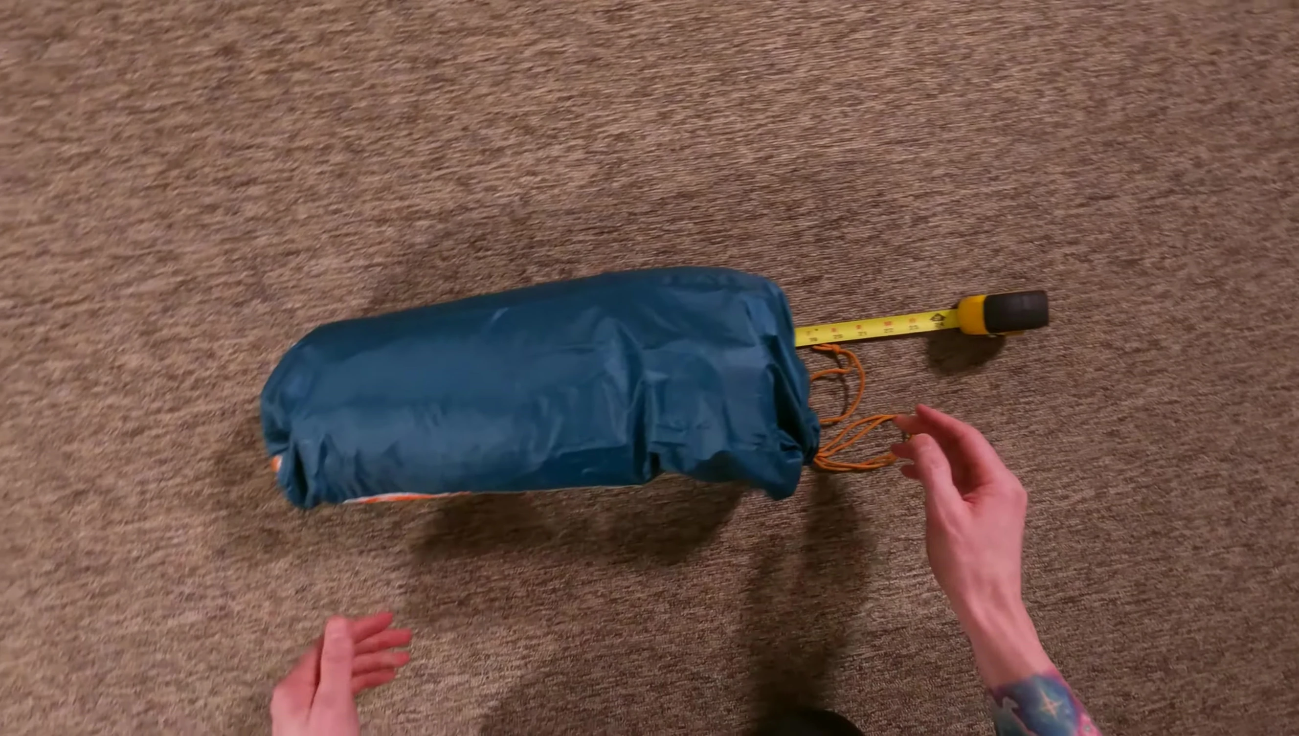 Packed dimensions of the Kelty Discovery 2 tent.