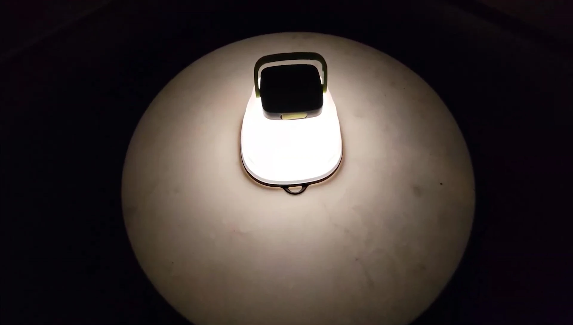 Infraray lantern demonstrating its compact folded size.