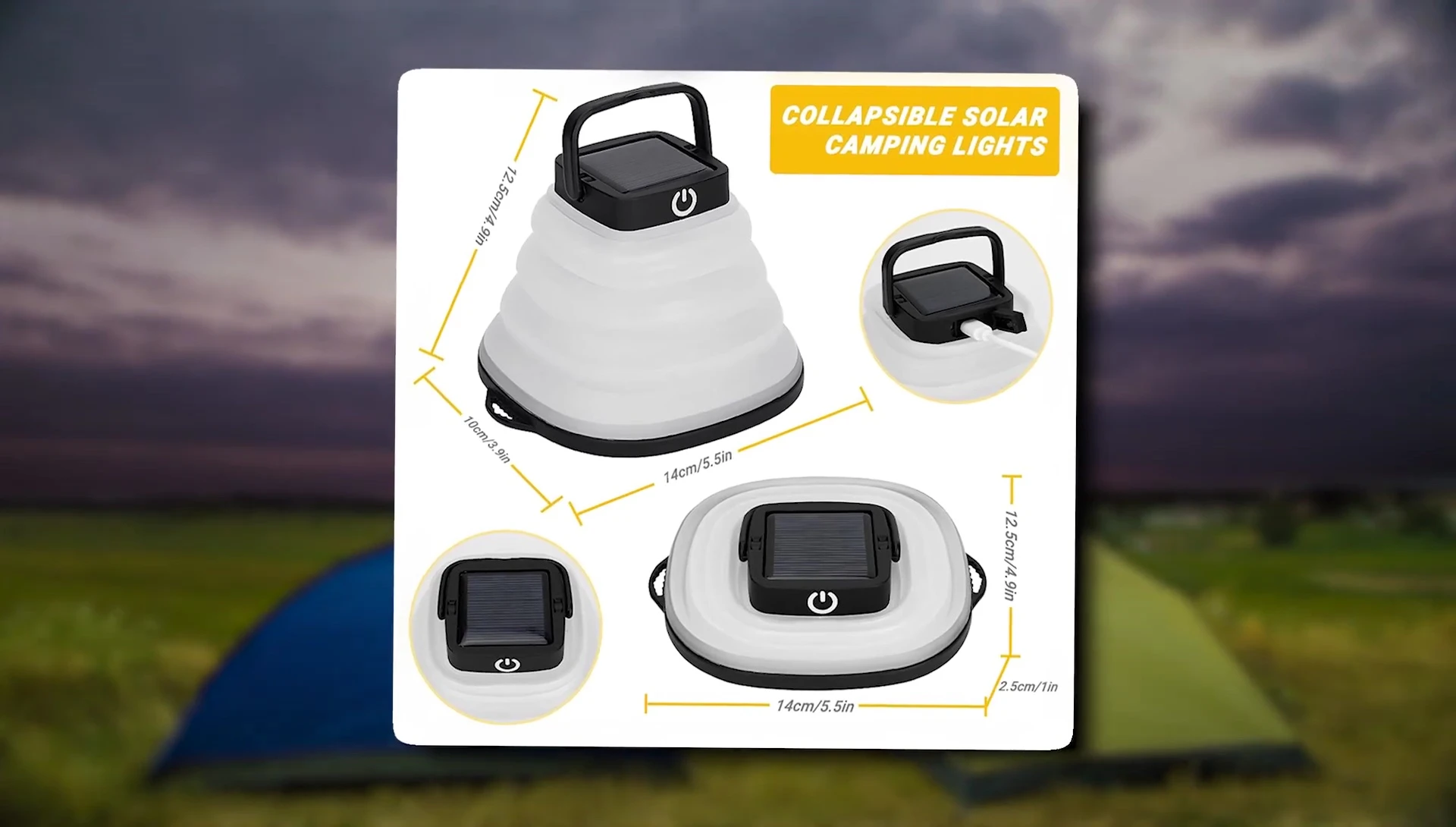 Welltop lantern illustrating its compact size.