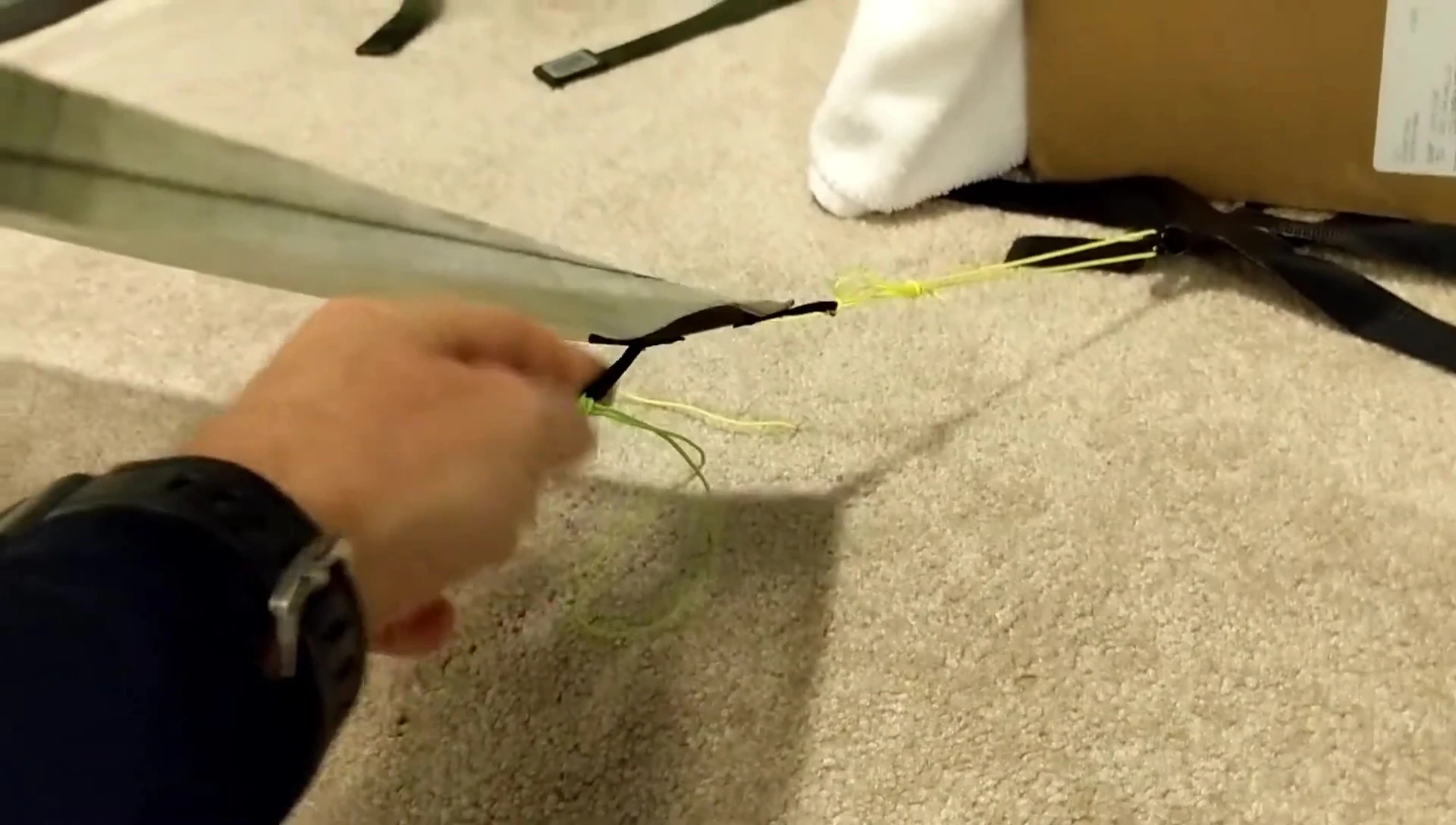 Highlighting the additional tie-out tabs.