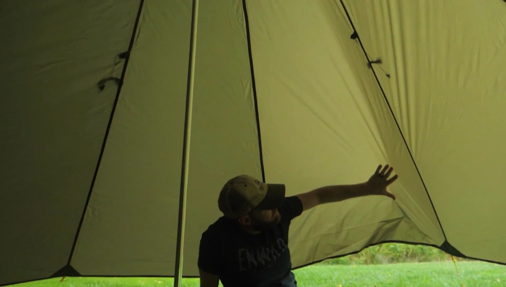Final shot of the Big Agnes Gold Camp UL 3 Tarp Shelter