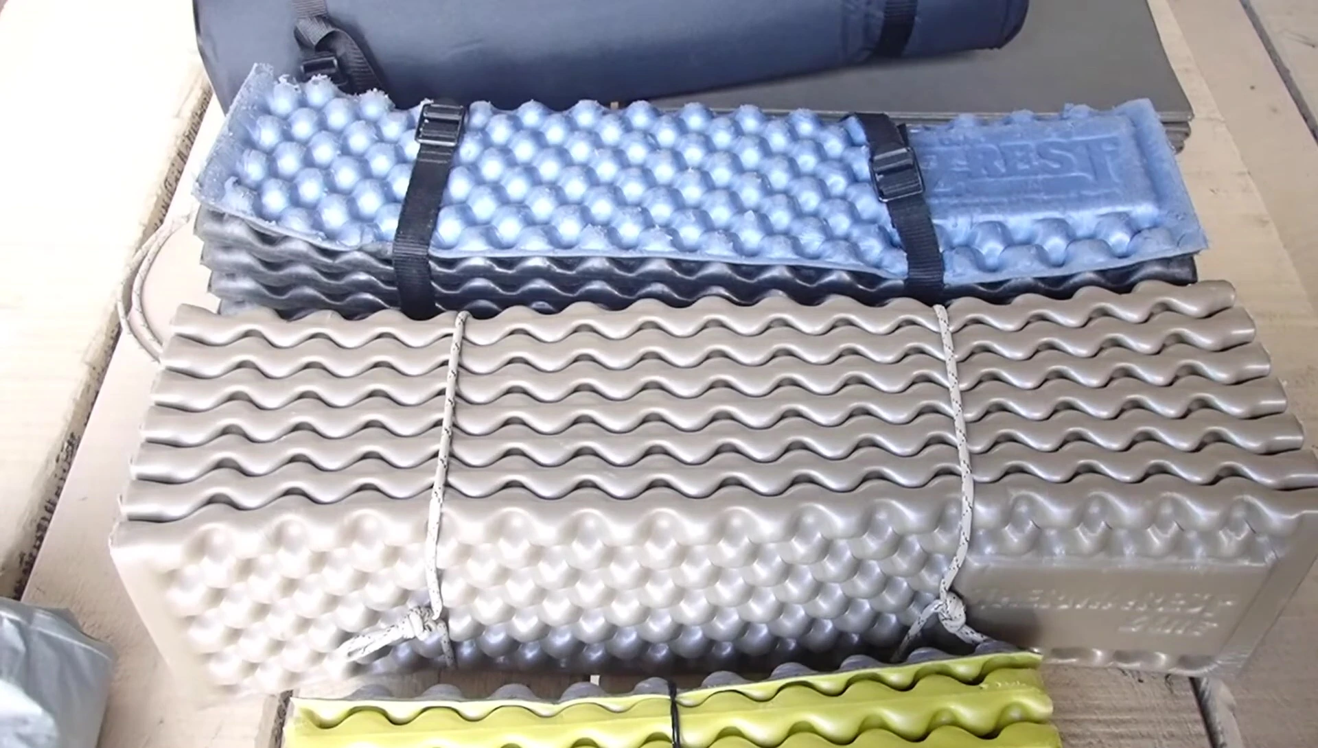 Image showing the speaker's old synthetic sleeping bag.