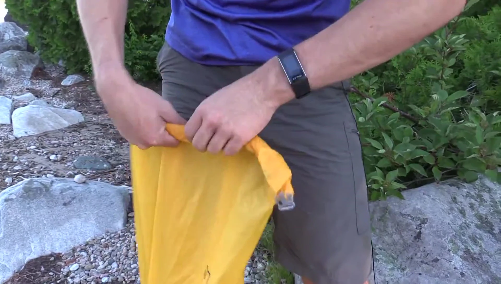 Demonstrating the rolling action of the schnozzle pump.