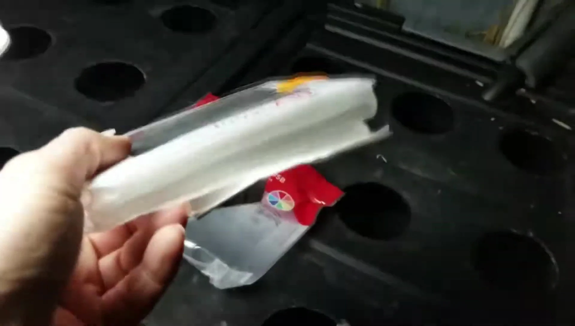 LuminAID lantern collapsed down to a small size