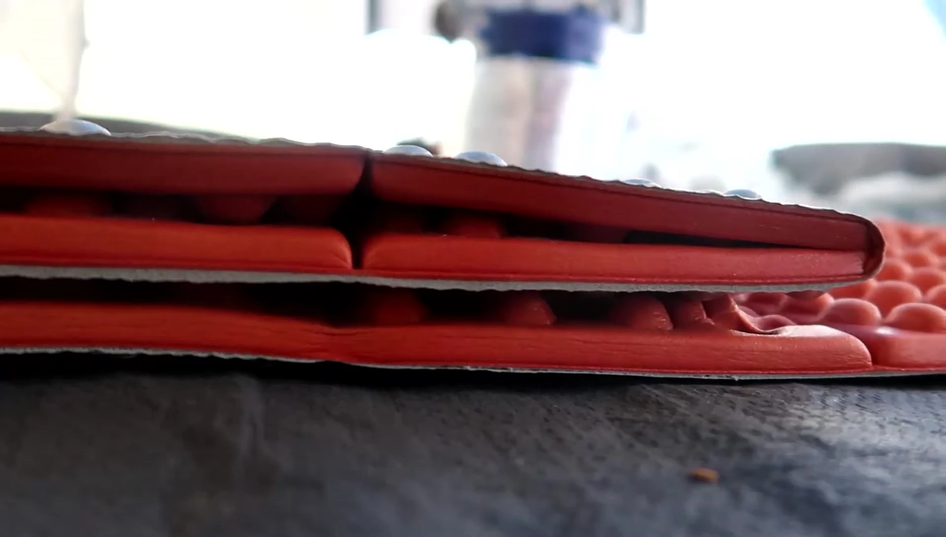 Demonstration of head-folding technique.