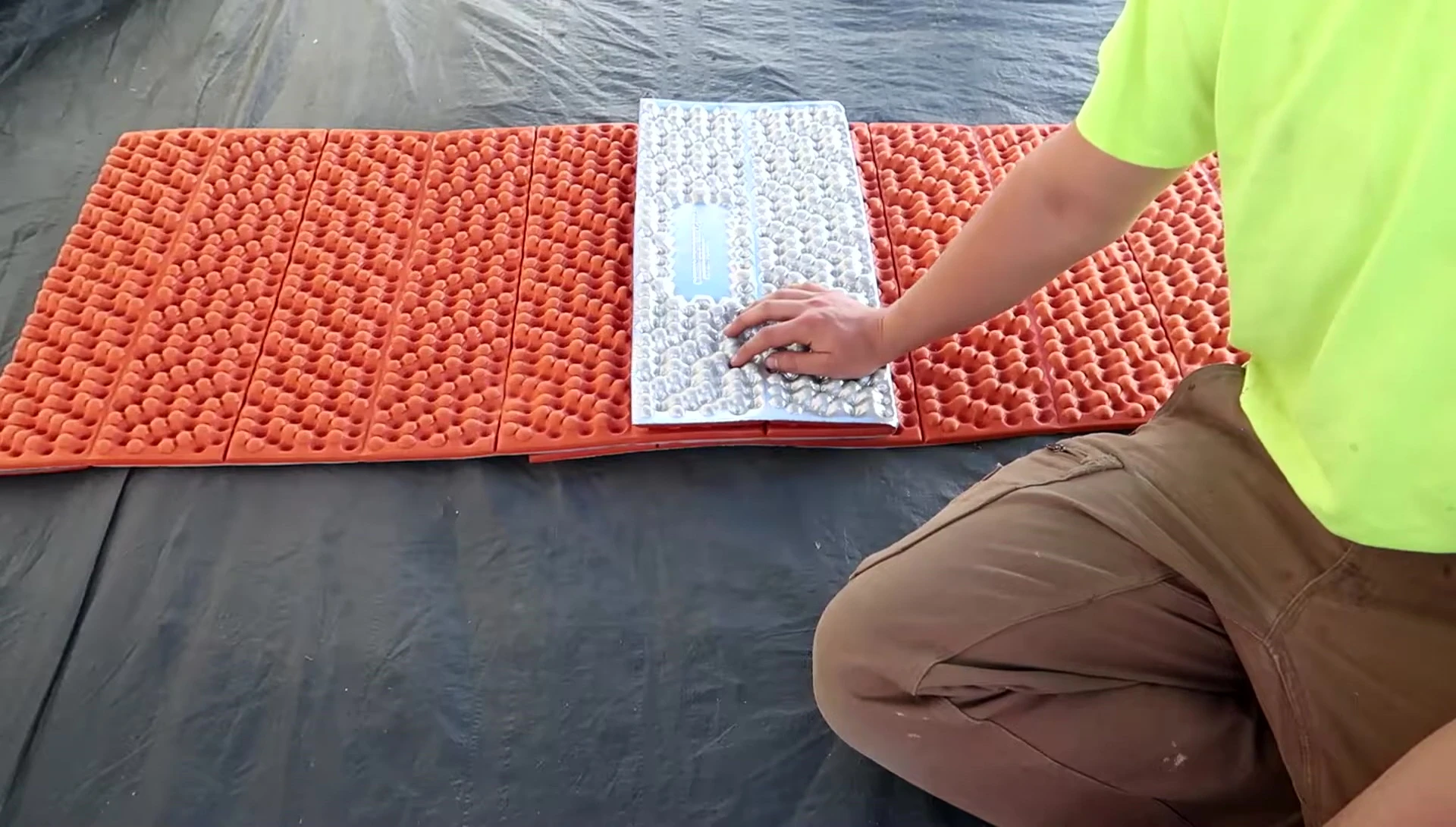 Shot of Nemo Switchback mats mentioned as a comparison.