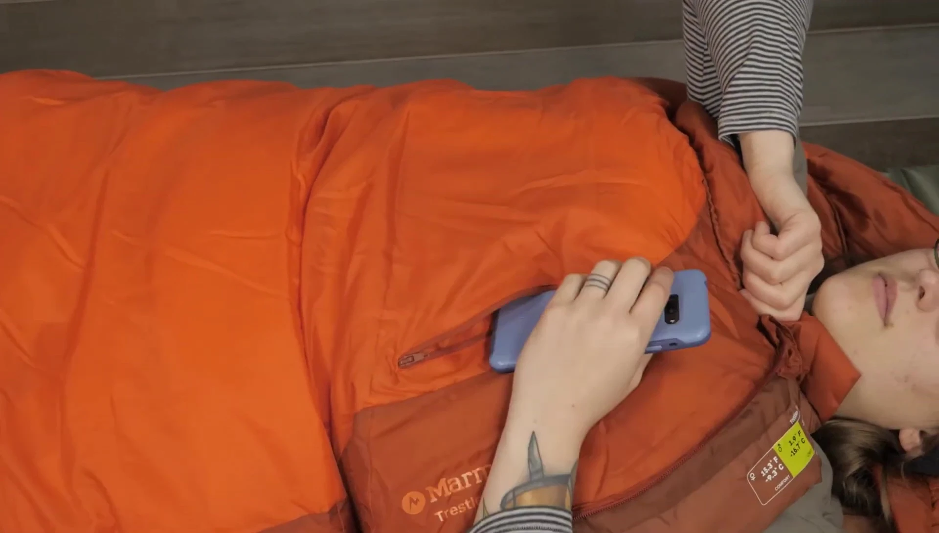 Showcase of the external pocket