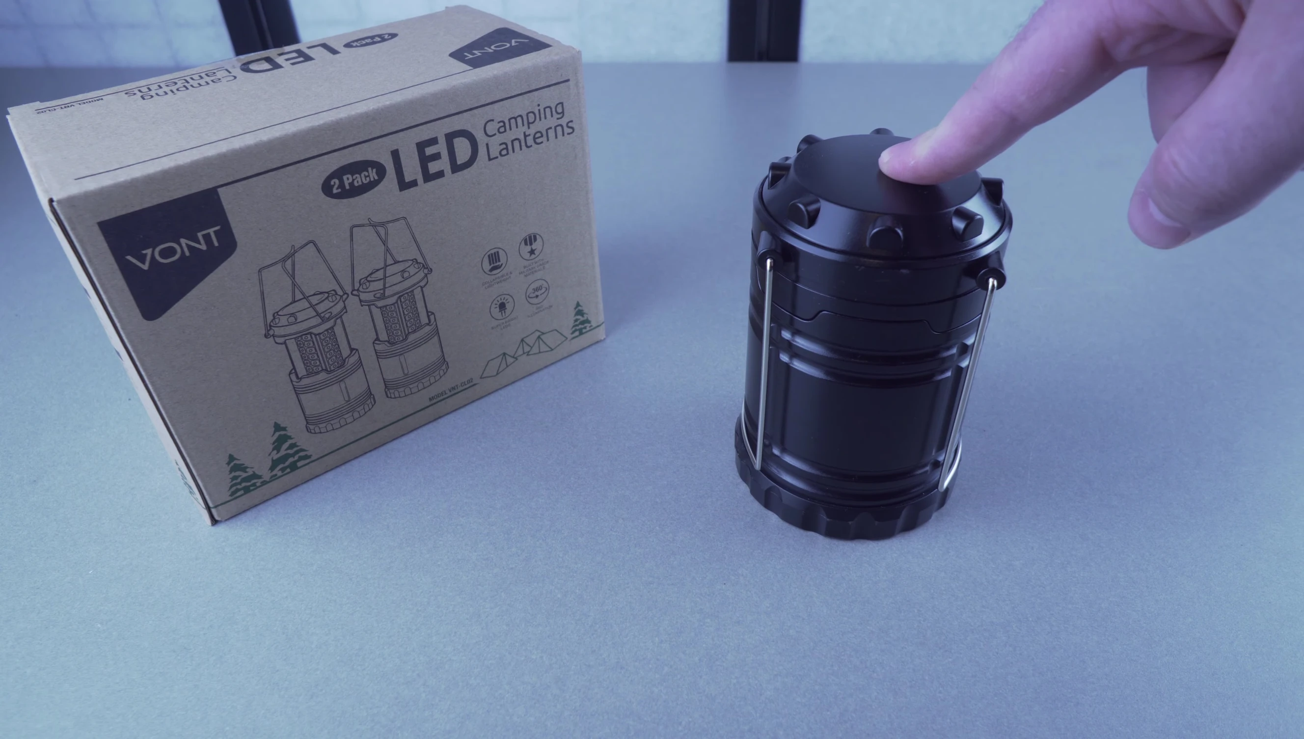 A lantern that has been running for two days.