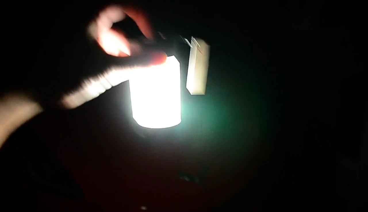 Highest light setting in low-light environment